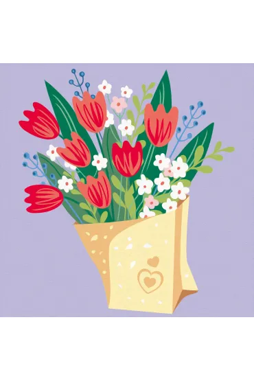 Malowanie po numerach CreArt - Bukiet Tulipan�w Ravensburger