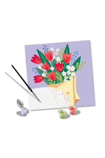 Malowanie po numerach CreArt - Bukiet Tulipan�w Ravensburger
