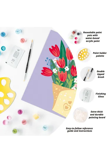 Malowanie po numerach CreArt - Bukiet Tulipan�w Ravensburger