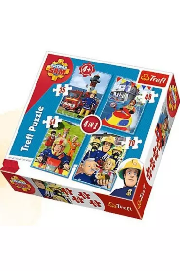 Puzzle 4w1 35+48+54+70 el. Dru�yna Sama 34269 Trefl
