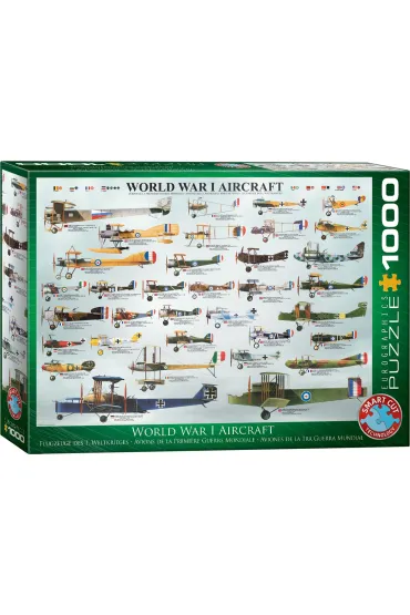 Puzzle 1000 el. Samoloty z okresu I wojny �wiatowej Eurographics