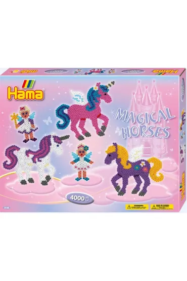 Hama. Zestaw prezentowy. Magiczne konie
