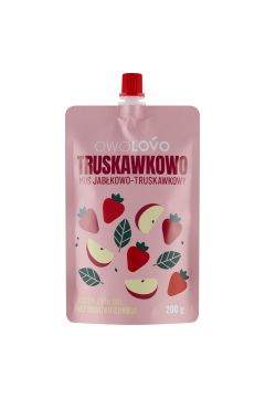 Owolovo Mus jabkowo-truskawkowy Truskawkowo 200 g