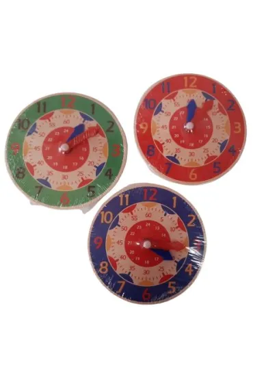 ZEGAR DREWNIANY 14cm