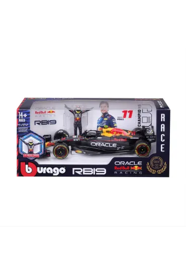Race (Formula) W/Driver Figure - Oracle Red Bull Bburago