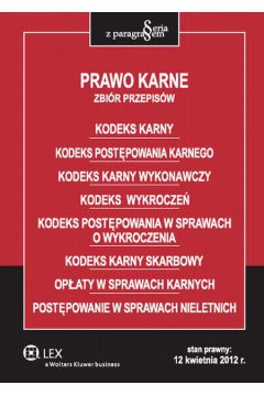 Prawo karne Zbi�r przepis�w