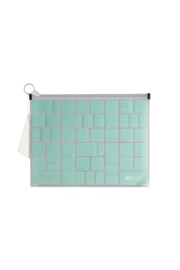 Happy Color Teczka z tworzywa z suwakiem TRENDY, Mint Green, B5