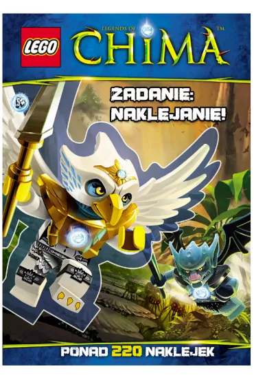 LEGO Chima. Zadanie: naklejanie. 220 naklejek