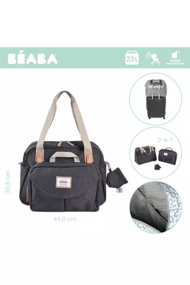 Beaba Torba dla mamy Geneva II Dark heather grey