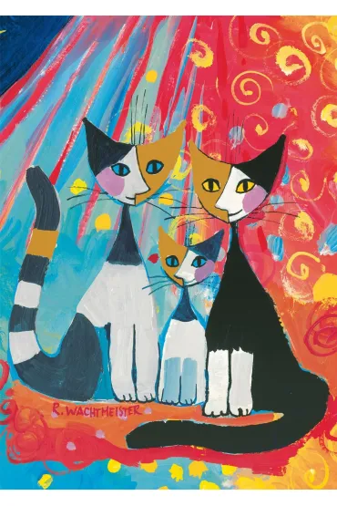 Puzzle 1000 Rosina Wachtmeister Szcz�liwa kocia Schmidt
