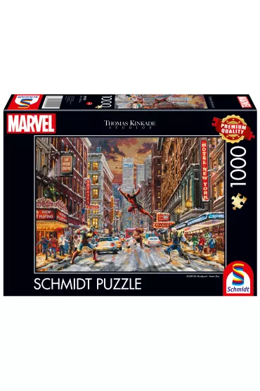Puzzle 1000 el. PQ Thomas Kinkade Deadpool Marvel Schmidt - Thomas  Kinkade