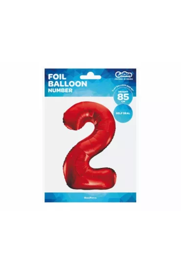Godan Balon foliowy 2 czerwony 85cm