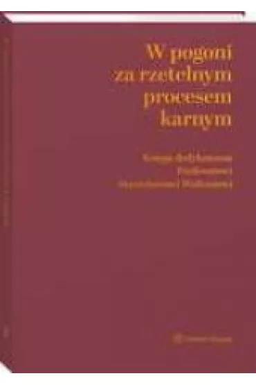 W pogoni za rzetelnym procesem karnym