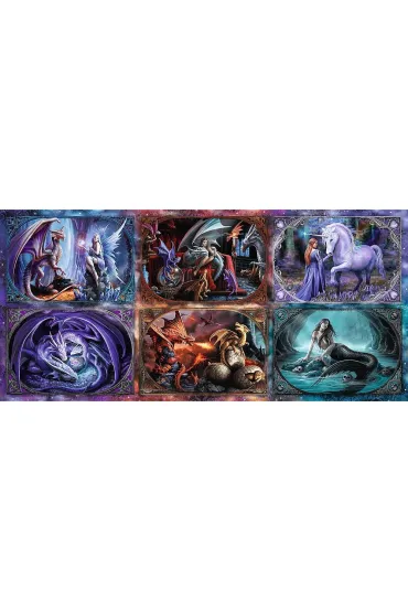 Puzzle 9000 el. Fantasy Creatures Anne Stokes Trefl