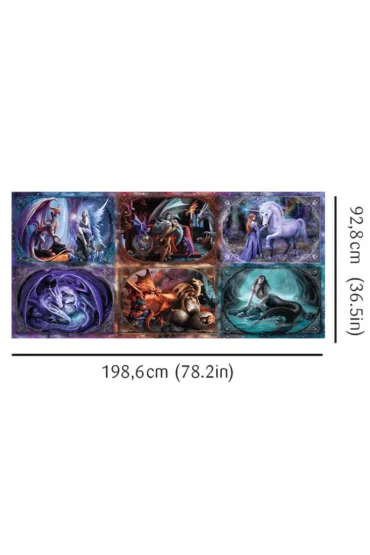 Puzzle 9000 el. Fantasy Creatures Anne Stokes Trefl