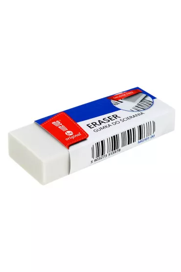 MemoBe Gumka do mazania biurowa bia�a 2 szt.