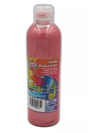 Otocki Farba dekoracyjna metaliczna czerwona 250ml