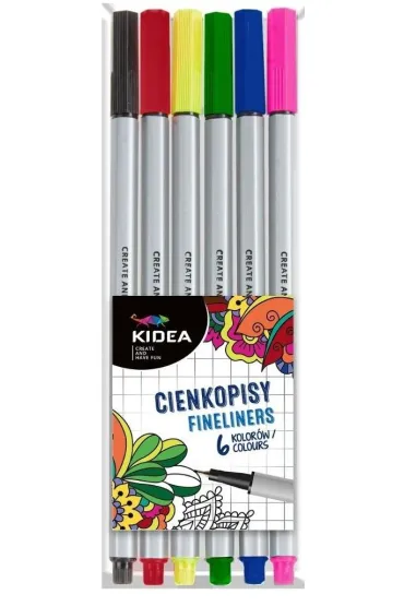 Derform Cienkopisy 6 szt.