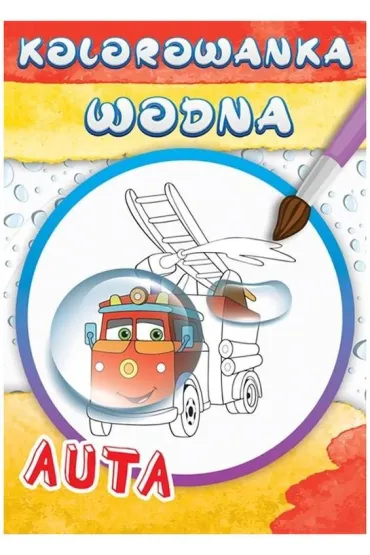 Kolorowanka wodna. Auta