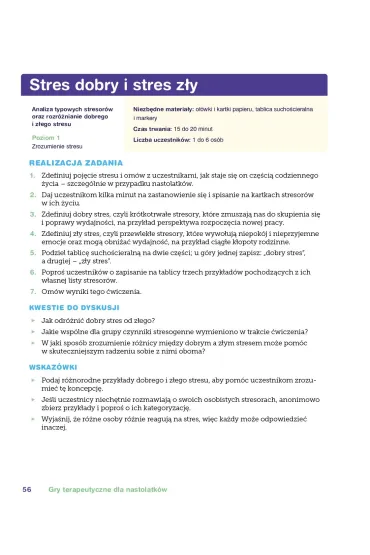 Gry terapeutyczne dla nastolatk�w. 150 �wicze� wzmacniaj�cych poczucie w�asnej warto�ci u�atwiaj�cych komunikacj� i kszta�tuj�cych umiej�tno�ci radzenia sobie z problemami - Kevin  Gruzewski