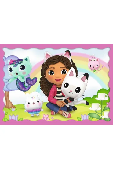 Puzzle 4w1 - Przygody Gabi. Koci Domek Gabi (35+48+54+70 el.) Trefl
