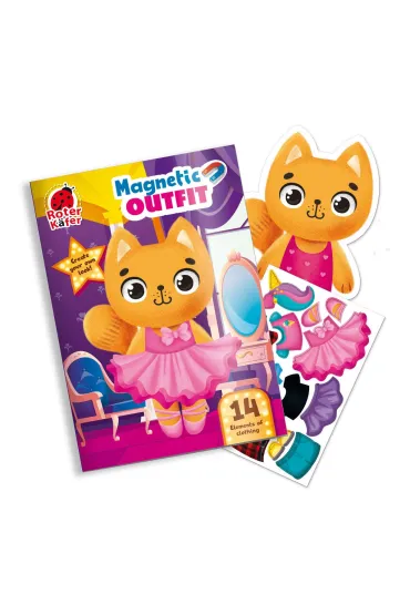 Puzzle Uk�adanka magnetyczna Kotek Roter Kafer