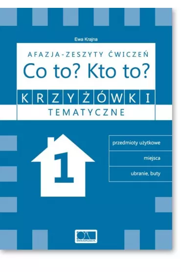 Krzy��wki tematyczne 1 Afazja - Co to? Kto to? �w. - Ewa Krajna