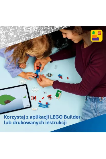 LEGO Marvel Spidey na motocyklu kontra Rhino 11206