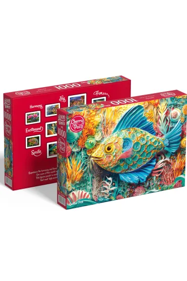Puzzle 1000 el. Quilled Fish CherryPazzi