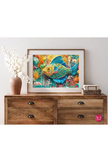 Puzzle 1000 el. Quilled Fish CherryPazzi