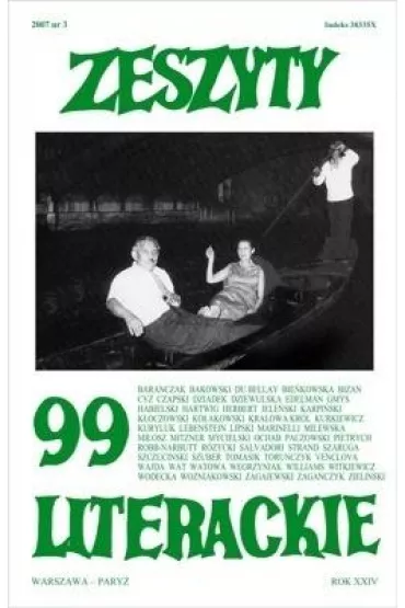 Zeszyty literackie 99 3/2007