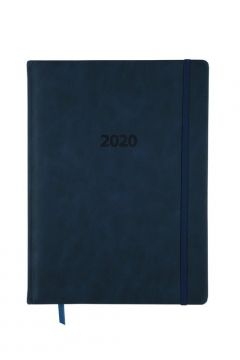 Kalendarz 2020 KK-A4TL ksikowy A4 tygodniowy Lux niebieski