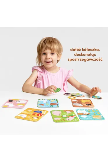 Puzzle Zwierz�ta ma�e i du�e Bright Junior Media