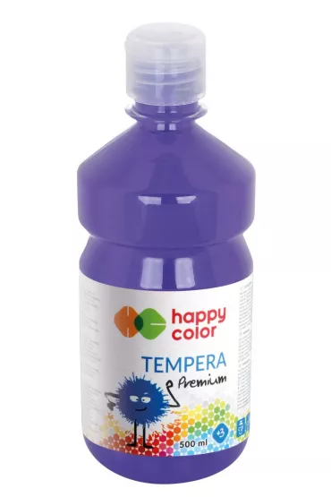 Happy Color Farba tempera Premium fioletowa 500 ml