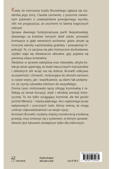 Perfidna gra (barwione brzegi) - Donna Leon