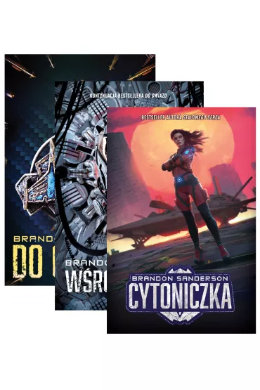 Pakiet Skyward. Tomy 1-3: Do Gwiazd, W�r�d Gwiazd, Cytoniczka - Brandon Sanderson