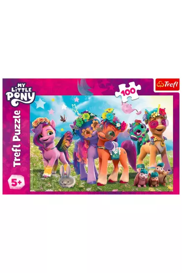 Puzzle 100 el. Zabawne Kucyki Trefl