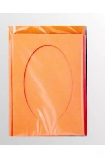 Galeria Hobby Karty passepartout prostok�t pomara�cz 10.5x15cm