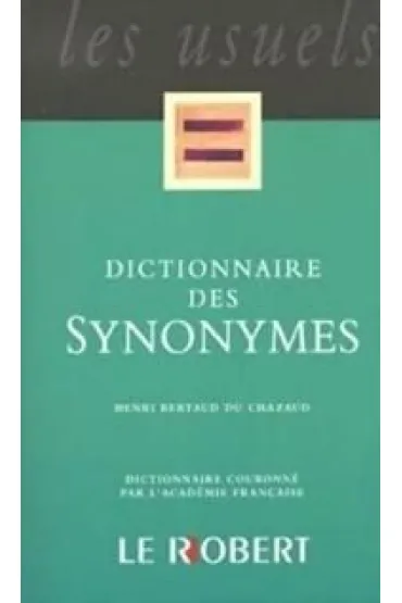 Dictionnaire poche des synonymes