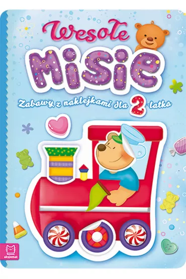 Weso�e misie. Zabawy z naklejkami dla 2-latka