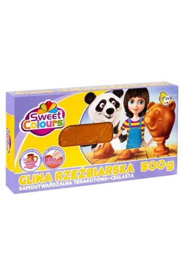 Otocki Glina rze�biarska samoutwardzalna terracota 500g