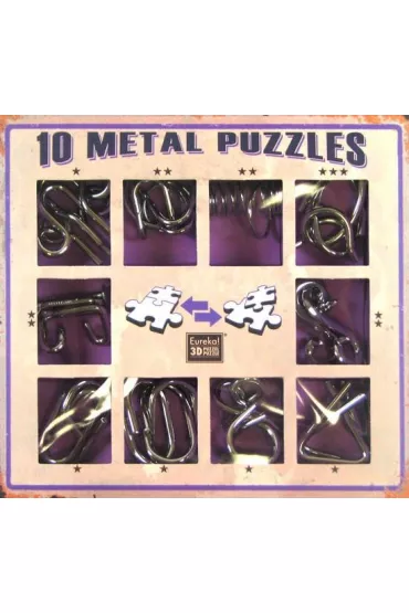 10 �amig�owkek metalowych. Zestaw fioletowy G3