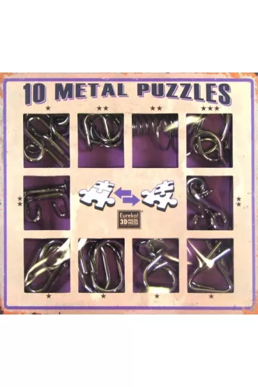10 �amig�owkek metalowych. Zestaw fioletowy G3