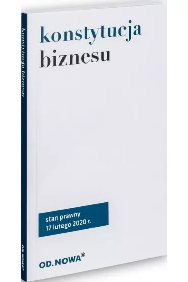 Konstytucja biznesu