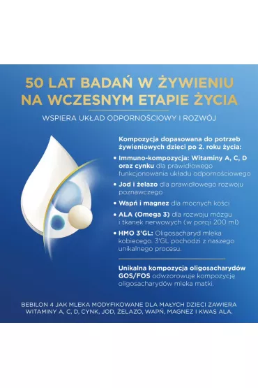 Bebilon 4 Pronutra-Advance Formua na bazie mleka po 2. roku ycia 800 g