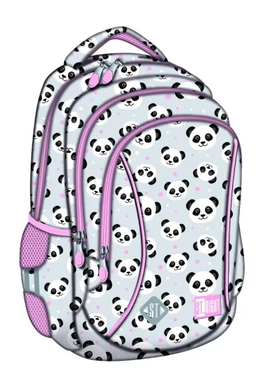 St. Majewski Plecak 3-komorowy BP26 Panda Grey St.Right