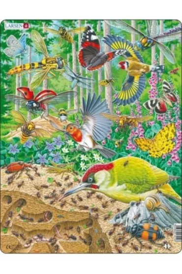 Puzzle 40 el. Gniazdo mr�wek Larsen