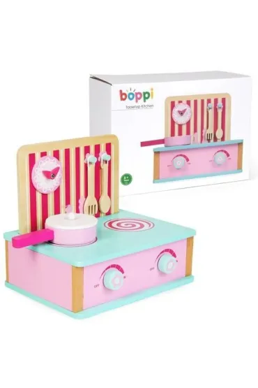 Kuchenka drewniana z tablic� menu Boppi