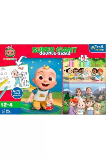 Puzzle 15 el. Giant Cocomelon Trefl