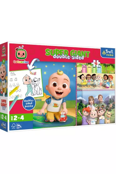 Puzzle 15 el. Giant Cocomelon Trefl